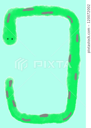 Stock Illustration: Year of the Snake New Year's card Stock Illustration: Year of the Snake New Year's card 120072002