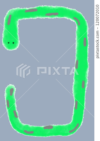 插畫素材：蛇年賀年片 120072010