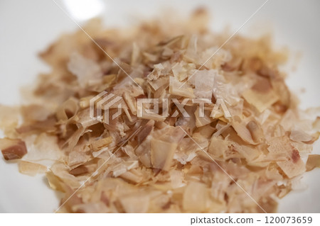 Image of dried bonito flakes (stock photo) Image of dried bonito flakes (stock photo) 120073659