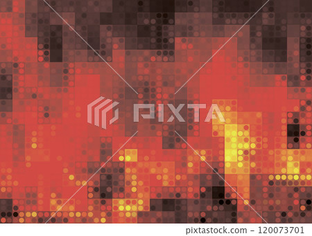 bonfire warm digital abstract pixel vector image 120073701