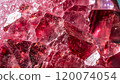 macro photo of ruby texture with crystal structure 120074054