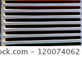 macro photo of the grille for the ventilation hatch 120074062