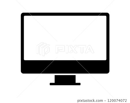 桌上型電腦圖示_向量插圖 桌上型電腦圖示_向量插圖 120074072