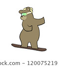 Snowboarding Bear 120075219