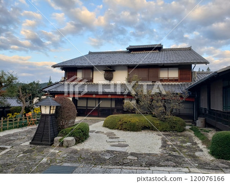 Post town Magome-juku on the Nakasendo road, Gifu prefecture Post town Magome-juku on the Nakasendo road, Gifu prefecture 120076166