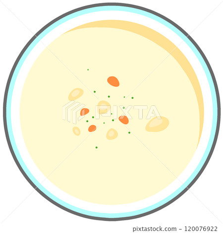New England clam chowder 120076922