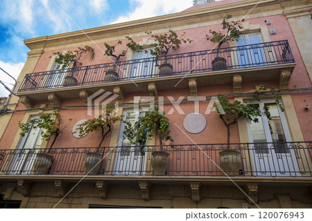 spectacular balconies with plants in the city spectacular balconies with plants in the city 120076943