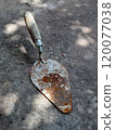 Cement spoon, one of the tools of a cement caster 120077038