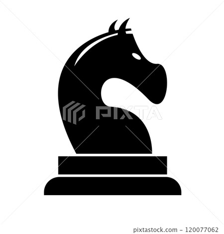 騎士剪影棋子 120077062