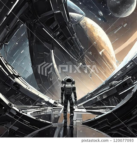 巨大蒸汽機車的內部 120077093