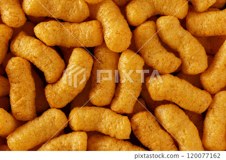 Background of crunchy corn snacks Background of crunchy corn snacks 120077162