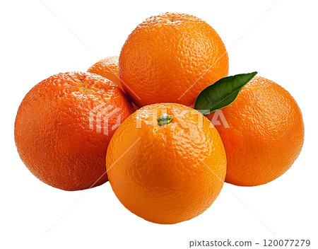 tangerine with leaf tangerine with leaf 120077279