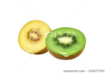 Kiwi fruit illustration Gold kiwi Kiwi fruit illustration Gold kiwi 120077393