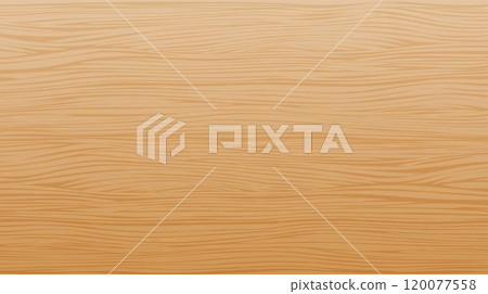 Wood texture. Realistic wooden wall or floor. Vector kitchen table desk 120077558