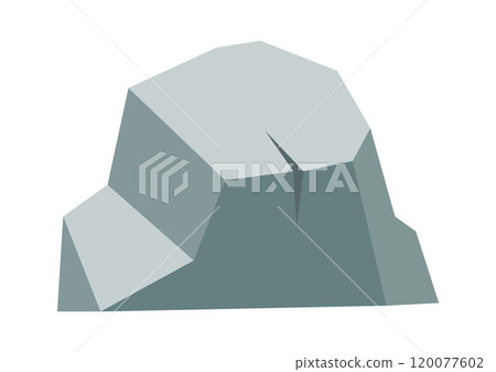 Rock stone. Cartoon game art rocks and stones. Mineral vector illustration Rock stone. Cartoon game art rocks and stones. Mineral vector illustration 120077602