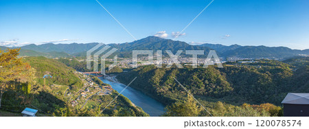 從岐阜苗城展望台眺望的景色 120078574
