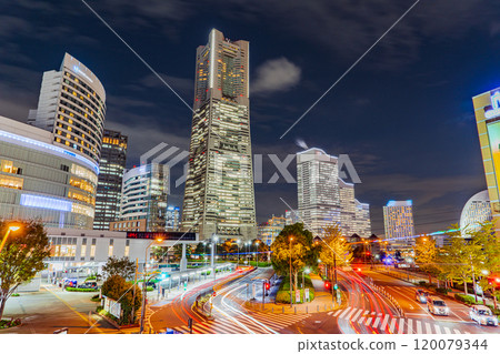 港區未來的夜景 港區未來的夜景 120079344