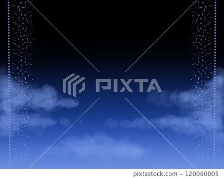 閃亮的抽象藍色夜空 120080005
