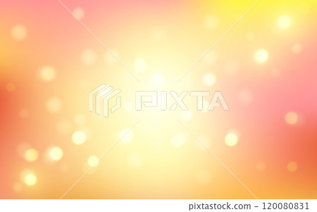 Soft Pastel Bokeh Background with Warm Glow. Abstract Light Spots in Pink and Yellow Tones 120080831