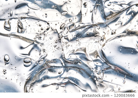 Texture of the hair gel or hyaluronic gel for the face. 120083666