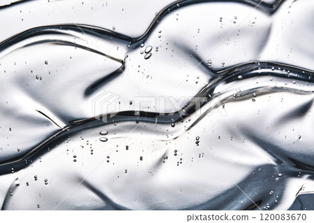 Texture of the hair gel or hyaluronic gel for the face. 120083670