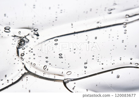 Texture of the hair gel or hyaluronic gel for the face. Texture of the hair gel or hyaluronic gel for the face. 120083677