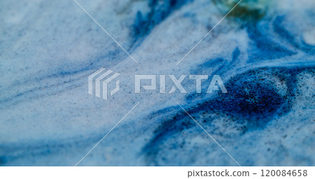 Wavy acrylic. Pouring dye. Enamel marble glitter effect with variable lines color art structure. Decorative emergence of current whimsical distortion. Wavy acrylic. Pouring dye. Enamel marble glitter effect with variable lines color art structure. Decorative emergence of current whimsical distortion. 120084658