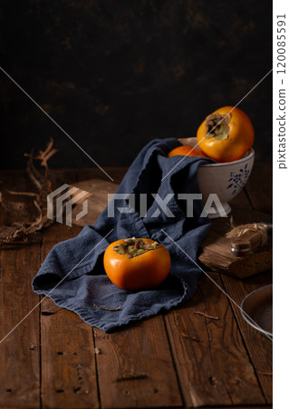 Persimmon Harvest Stillness 120085591