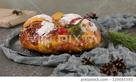Bolo Rei or Kings Cake 120085593