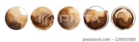 Splatter ink vector dirt stain brown brush. Paint inkblot black blob ink splatter grunge isolated 120087080