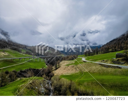 Simplon Village at Simplon Pass in Switzerland Simplon Village at Simplon Pass in Switzerland 120087723