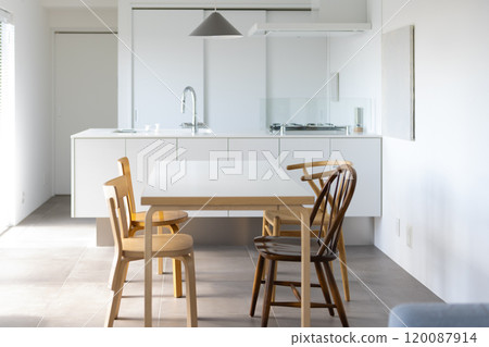 dining table, kitchen, kitchens 120087914