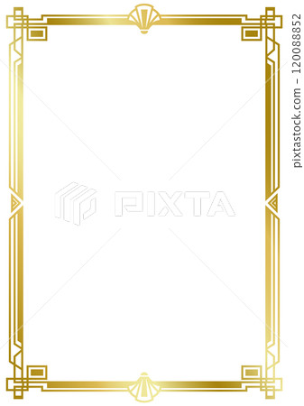 復古裝飾藝術畫框05（金色） 120088852