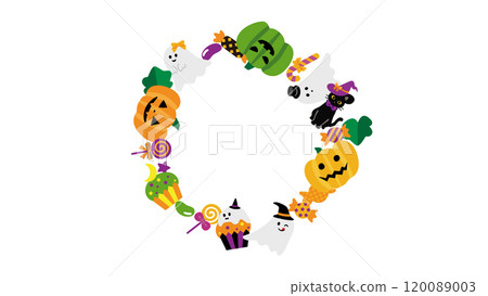 Halloween item wreath decoration frame 120089003