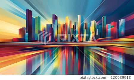 AI生成的圖像：網路城市 120089918