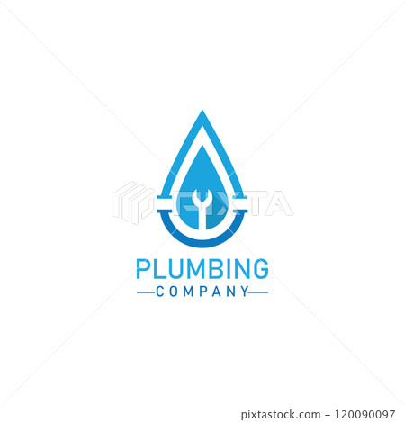Plumbing logo vector icon illustration design 120090097