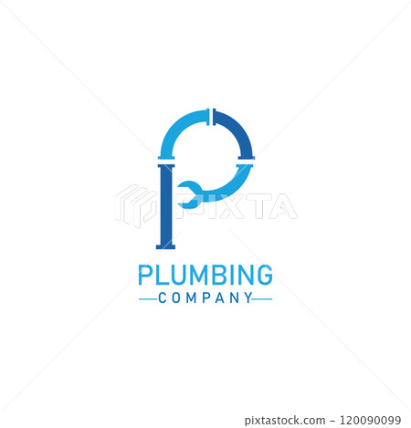 Plumbing logo vector icon illustration design 120090099