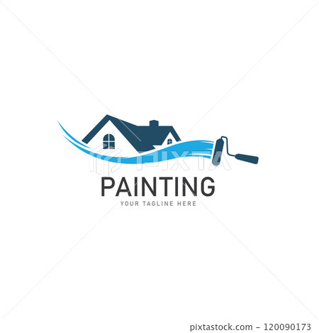 painting logo vector illustration design template 120090173