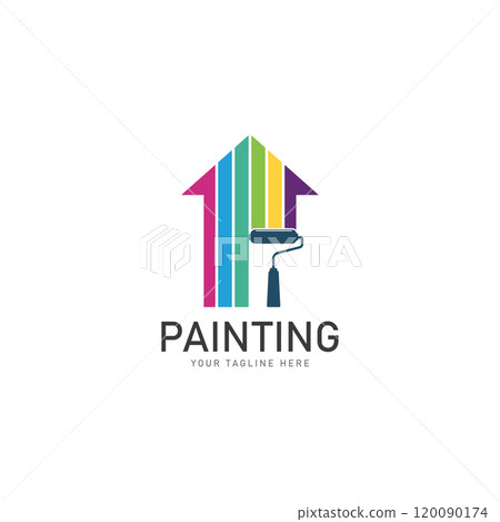 painting logo vector illustration design template 120090174