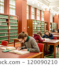 在圖書館學習 120090210