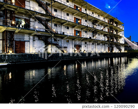Illuminated Otaru Canal September 2024 120090290