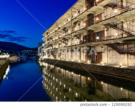 Illuminated Otaru Canal September 2024 120090292
