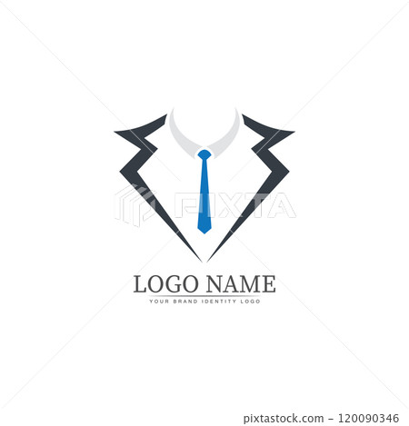 tuxedo logo template vector icon illustration design vector 120090346
