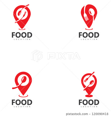 Food Location Logo Design Template Food Location Logo Design Template 120090418