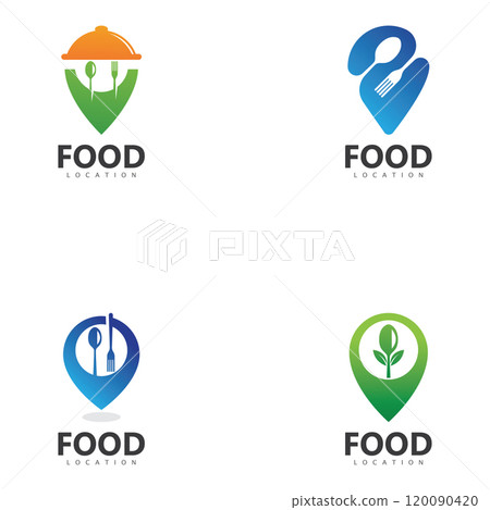 Food Location Logo Design Template Food Location Logo Design Template 120090420