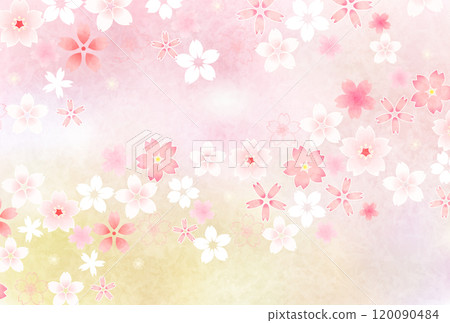 日式新年賀卡櫻花背景 日式新年賀卡櫻花背景 120090484
