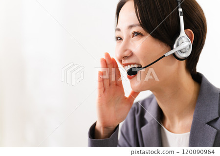 Young female operator business image Young female operator business image 120090964