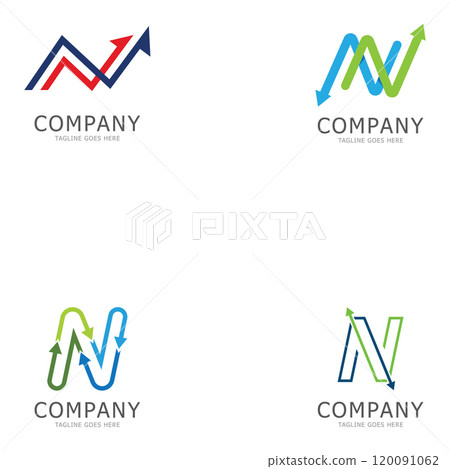 N letter arrow template vector illustration design N letter arrow template vector illustration design 120091062