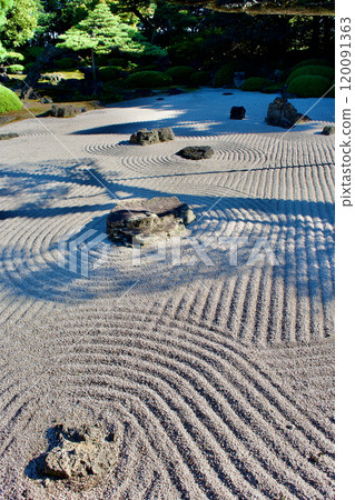 日本庭園沙紙 120091363