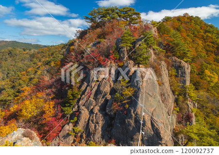 Autumn leaves at Mt. Futatsuya Autumn leaves at Mt. Futatsuya 120092737
